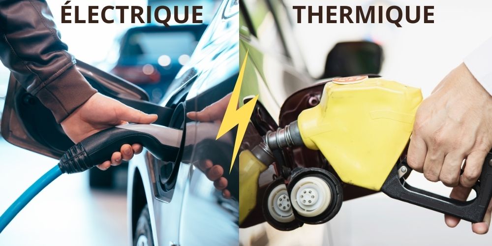 La différence entre un moteur de voiture thermique et électrique